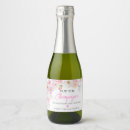 Search for bridal shower wine labels Spring summer floral