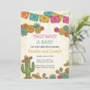 Search for taco baby shower invitations Papel picado