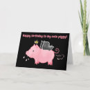 Search for funny pig birthday cards Farm