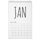 Search for black and white calendars 2026