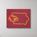 Search for iowa state canvas prints Distressed