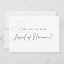 Search for will you be my maid of honor cards Elegant