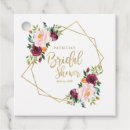 Search for burgundy favor tags Watercolor