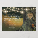 Search for oak tree wedding invitations Enchanted forest