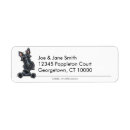 Search for scottie dog return address labels Black