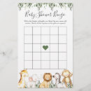 Search for bingo baby shower invitations Greenery