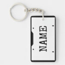 Search for license plate keychains White