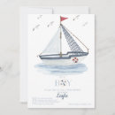 Search for sailboat invitations Watercolor