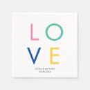 Search for fun cocktail wedding napkins Minimal