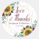 Search for sunflower burgundy rose stickers Rustic