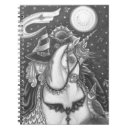 Search for fantasy notebooks Black and white