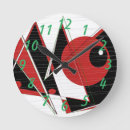 Search for red black white abstract art Circles