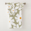 Search for spring green bath towels Daisies