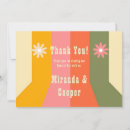 Search for 70s thank you cards Bold typography