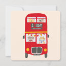 Search for bus birthday cards Red