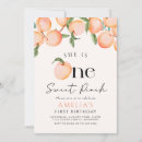 Search for peach birthday invitations One sweet peach