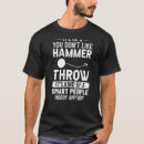 Search for track and field thrower tshirts Hammer