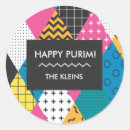 Search for happy purim stickers Jewish