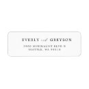 Search for wedding return address labels Couple