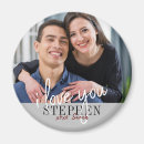 Search for valentines day photo magnets I love you