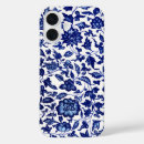 Search for toile de jouy iphone cases Blue and white
