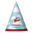 Search for airplane birthday party decor Red