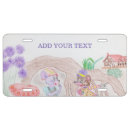Search for kids license plates Hand drawn