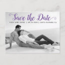 Search for purple save the date postcards Elegant