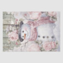 Search for snowman tissue paper Pink