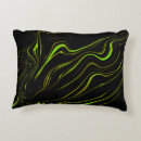 Search for green and brown pillows Black