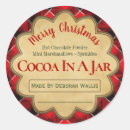Search for christmas jar stickers Red