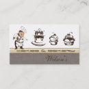 Search for cake business cards pastries