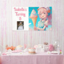 Search for ice cream birthday banners Colorful