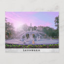Search for savannah ga postcards Fountain