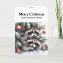 Search for raccoon christmas cards Fun