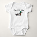 Search for mallard baby clothes One lucky duck