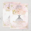 Search for princess 3rd birthday invitations Pink