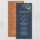 Search for 4x9 wedding programs Terracotta