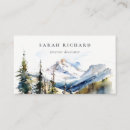 Search for ski business cards Watercolor