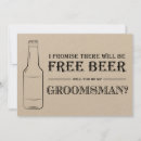 Search for free beer invitations Proposal