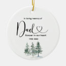 Search for dad memorial ornaments Memory of dad