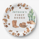 Search for first rodeo plates Watercolor
