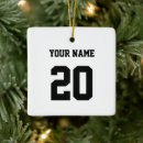 Search for football jersey ornaments Number