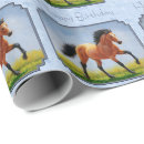 Search for mustang wrapping paper Equine
