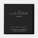 Search for winter save the date magnets Black