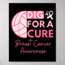 Search for pink volleyball posters Breast cancer support