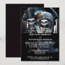 Search for graveyard halloween invitations Skull