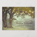 Search for oak tree wedding invitations String lights