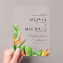 Search for birds wedding invitations Tropical