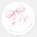 Search for pink thank you stickers Mother to be